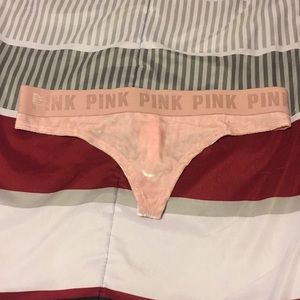 Pink comfortable velvet underwear